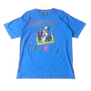 Vintage Kentucky Derby 1994 Horse Jockey Racing Men's T-shirt Size Large